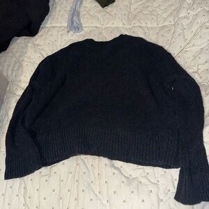 Everlane Linen Blend Navy Sweater